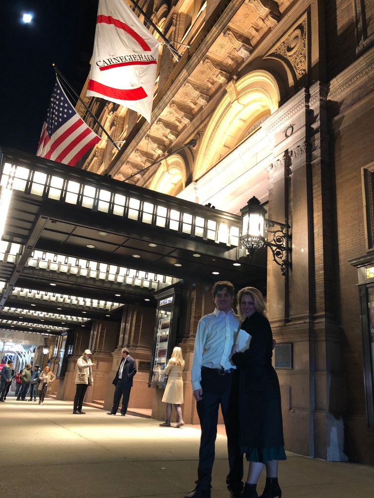 
Jake and I outside of Carnegie Hall on March 8 2020.