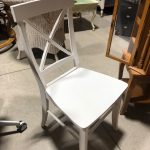 Wooden Painted Dining Chair / Side Chair / Accent Chair With Cross Back / Desk Chair – 58493 – $39