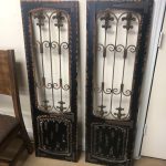 Rustic Distressed Wall Art / Wood/Metal Ornate Panel – 2 Panels May Be Available – 58575/58576 – $35 Each