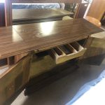 Vintage Drop Leaf Buffet / Server / Sideboard on Wheels By Keller – 58641 – $59