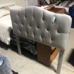 Twin Size Tufted Curved Bed Headboard – 58989 – $49