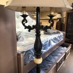 Traditional Ornate Floor Lamp With Stone Accents – 58960 – $59